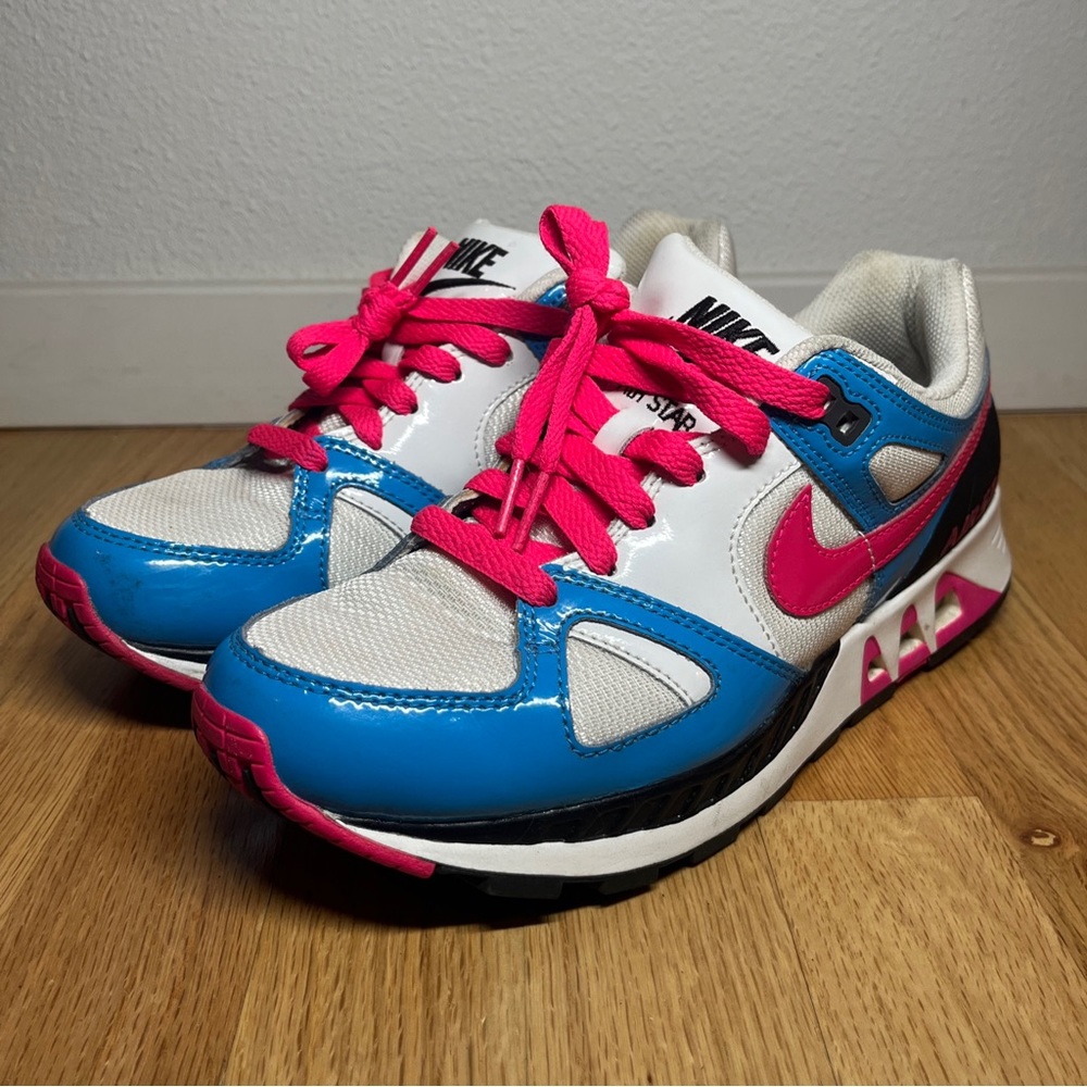 Air Stab Hot Pink Bright Blue 2009 Wmns 8
